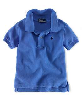   Ralph Lauren Baby Boy Pique Short Sleeve Polo Shirt   Kidss
