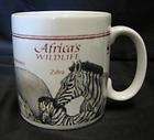vintage applause world wildlife fund wwf africa zebra cheetah cup