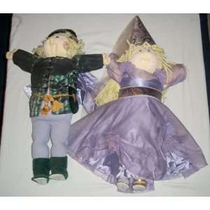 Cabbage Patch Sleeping Beauty and Prince Charming Storytelling Dolls 