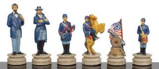 Civil War Theme Chess Set  