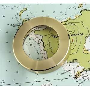  Brass Paperweight Magnifier Chart Weight