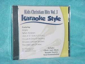 Kids Christian Hits V3 Christian Karaoke NEW CD+G  