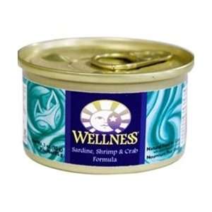  Wellness Sardine, Shrimp & Crab Canned Cat Food (5.5 oz 