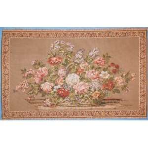  Italian Flower Arrangement Tapestry Cream