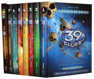 The 39 Clues   1 5 Book Set plus A Game Card Pack New RRP £ 67.90