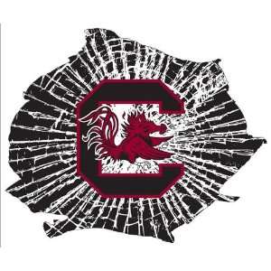  South Carolina Gamecocks Shattered Auto Decal (12 x 10 