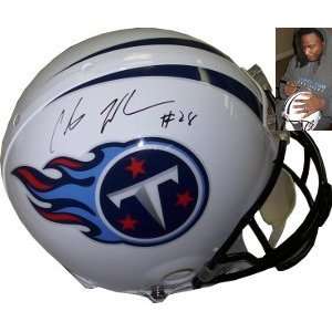  Chris Johnson signed Tennessee Titans Proline Helmet 