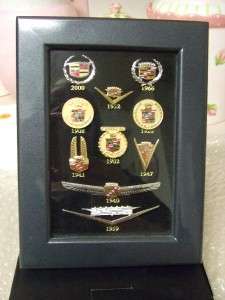   2002 100th Anniversary Framed set General Motors Lapel Pins  