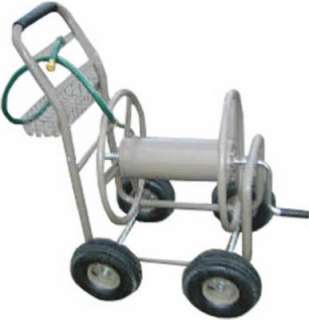GT 300 Ft. x 5/8 Inch Garden Hose Reel Cart With Basket  