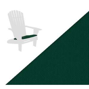   Adirondack Chair Seat Cushion   Hunter Green Patio, Lawn & Garden
