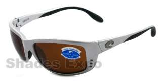 NEW Costa Del Mar Sunglasses CS ZN 18 SILVER DAP ZANE AUTH  