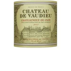  2007 Vaudieu Chateauneuf du Pape 750ml Grocery & Gourmet 