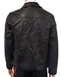   put a sleek smart twist on the timeless leather car coat making