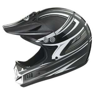    GMAX Youth GM36Y Full Face Helmet Large  Black Automotive