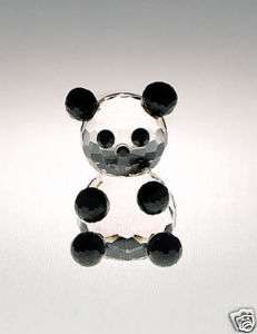 Swarovski Crystal Figurine, Panda Bear, NIB, 708  