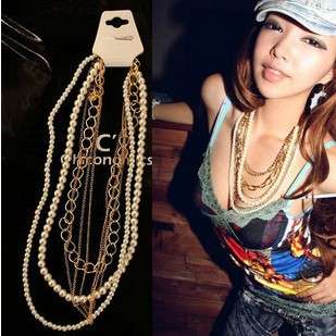   Arrived Amazing Necklaces Multi Strand Beads Chains Pendants FREESHIP