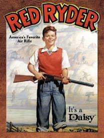 Daisy Red Rider BB Gun Rifle New Vintage Tin Sign 904  