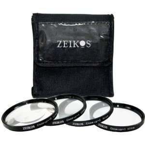  Zeikos ZE CU462 Closeup Filter Set 62MM (4 Piece) Camera 