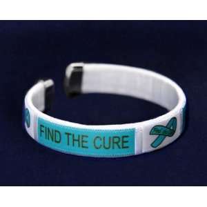   Fabric Bangle Bracelet   Find The Cure (Child Size   25 Bracelets