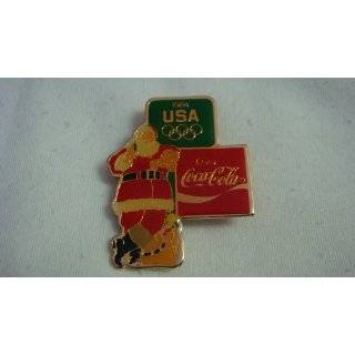 1984 Coca Cola Christmas Olympic Pin by Oohlala Company