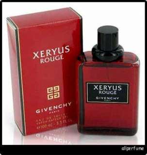 XERYUS ROUGE GIVENCHY 3.4 edt 3.3 oz Men Cologne Sealed  