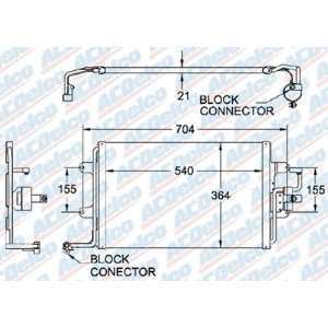  ACDelco 15 62997 Air Conditioning Condenser Automotive