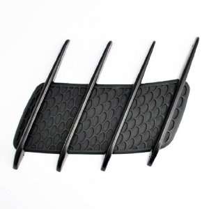 New Black Surface Air Flow Intake Hood Vent Mesh Grille Trim Kit For 