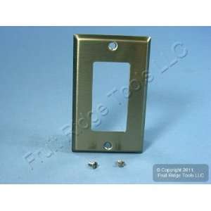  Cooper ANTIMICROBIAL Stainless Steel Decorator Wallplate 
