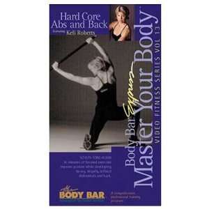   Body Bar Hard Core Abs and Back Exercise Video VHS