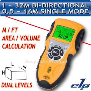 Bidirectional Ultrasonic Range Distance Meter Laser 32m  
