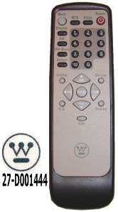 New Westinghouse Digital LCD TV Remote 27 D001444 LTV 19W6 LTV 19W3 