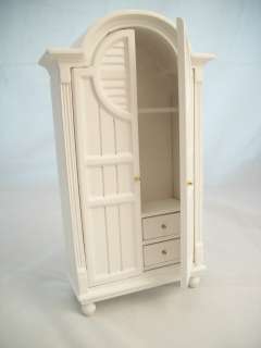 Shutter Closet Wardrobe T5219 miniature dollhouse furniture 1pc 