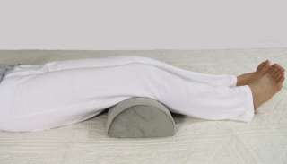 Memory Foam Half Roll Round Pillow for Neck Leg Cervical & Lumbar 