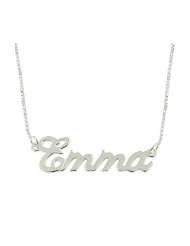 Sterling Silver Personalized Name Necklace   Custom Made Any Name