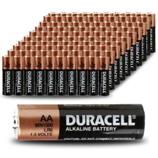100pk Duracell CopperTop AA Alkaline 1.5V Batteries  