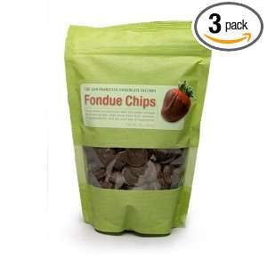  Francisco Chocolate Factory Fondue Chips with Premium Dark Chocolate 