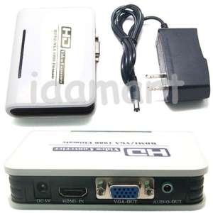 PC DVD HDMI to VGA & Audio HDTV Video Converter Adapter  