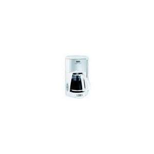  DeLonghi DC76TW Electronic 12 Cup Drip Coffee Maker, White 