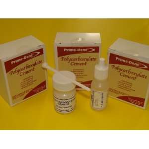 Dental Cement Polycarboxylate Cemento Kit /3 pack PRIME DENT
