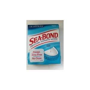  Sea Bond Denture Adhesive Wafers Original 15 Uppers (pack 