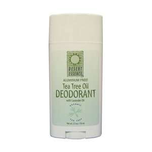com Desert Essence Tea Tree Oil Deodorant with Lavender Oil   2.5 Oz 