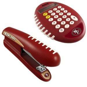    San Francisco 49ers Stapler/Calculator Set