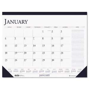  Products   House of Doolittle   Two Color Monthly Desk Pad Calendar 