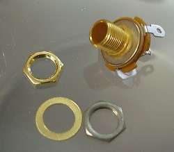 ALL SHOWING GOLD 1/4 JACK FOR ELECTRIC GUITAR REPAIRS  