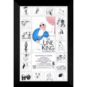  The Line King Al Hirschfeld 27x40 FRAMED Movie Poster 