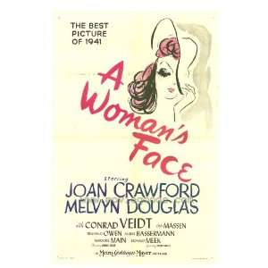  A Woman s Face (1941) 27 x 40 Movie Poster Style C