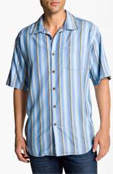 NEW Tommy Bahama Sampan Stripe Silk Sport Shirt $128.00