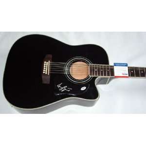 Amy Grant Autographed Signed 12 String Guitar & Proof PSA