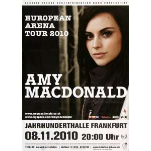 MacDonald, Amy   European Arena 2010   CONCERT   POSTER from GERMANY