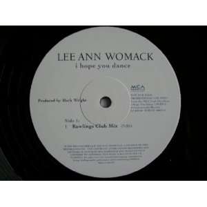  LEE ANN WOMACK I Hope You Dance 12 promo Lee Ann Womack 